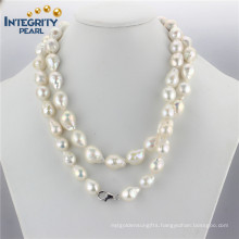 Large Baroque Pearl Necklace AA 11-13mm Edison Baroque 36" Necklace Simple Pearl Necklace Designs